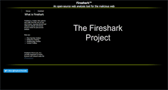 Desktop Screenshot of fireshark.org